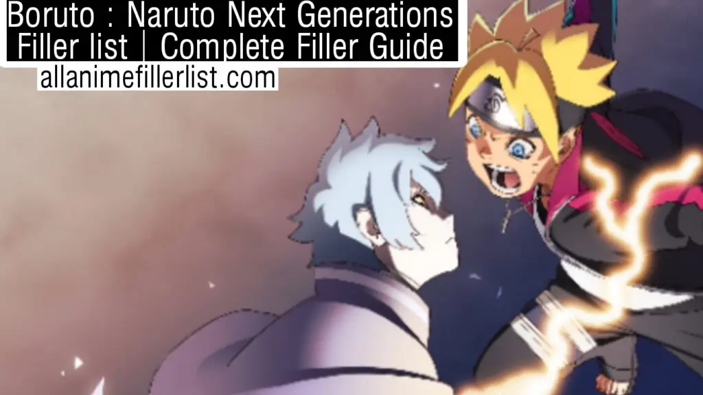 Boruto: Naruto Next Generations Filler List | Every Episode you can skip