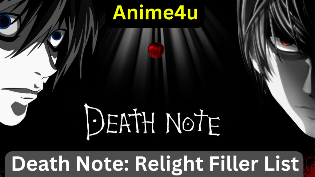 Death Note: Relight Filler List