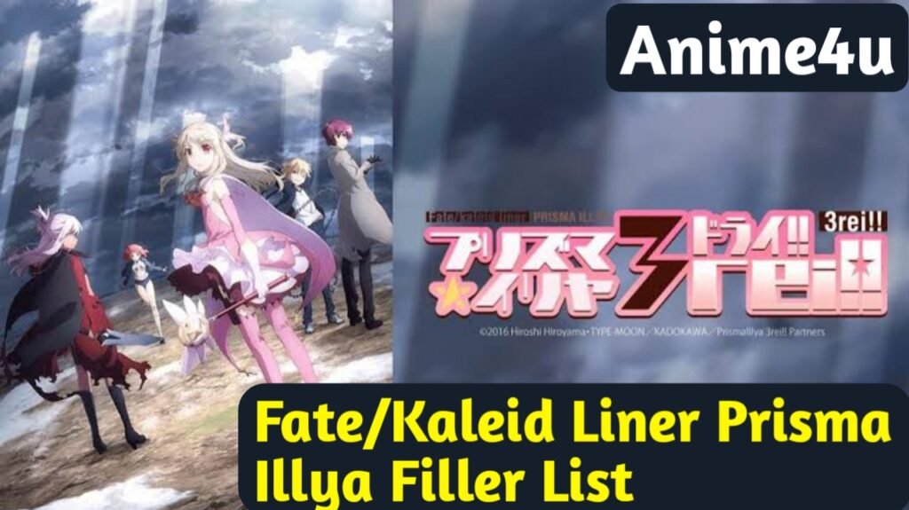 Fate/Kaleid Liner Prisma Illya Filler List