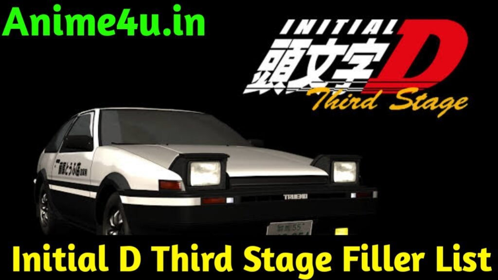 Initial D Third Stage Filler List