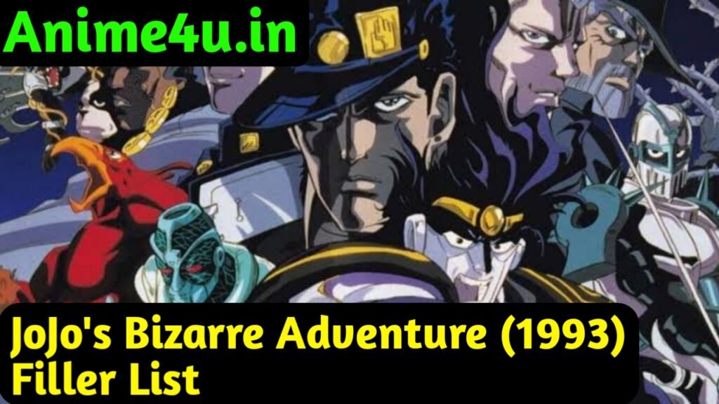 JoJo's Bizarre Adventure (1993) Filler List