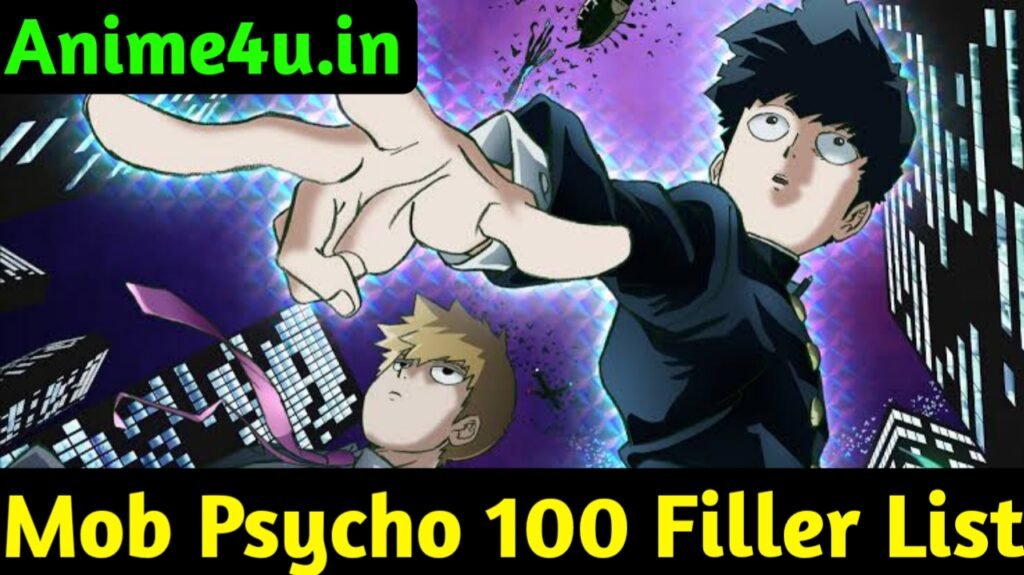 Mob Psycho 100 Filler List