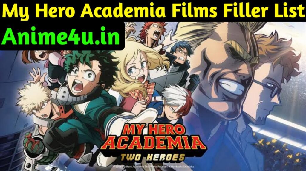 My Hero Academia Films Filler List