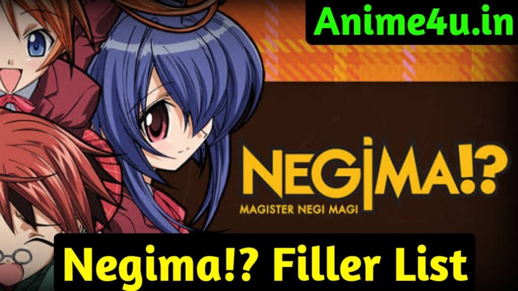 Negima!? Filler List