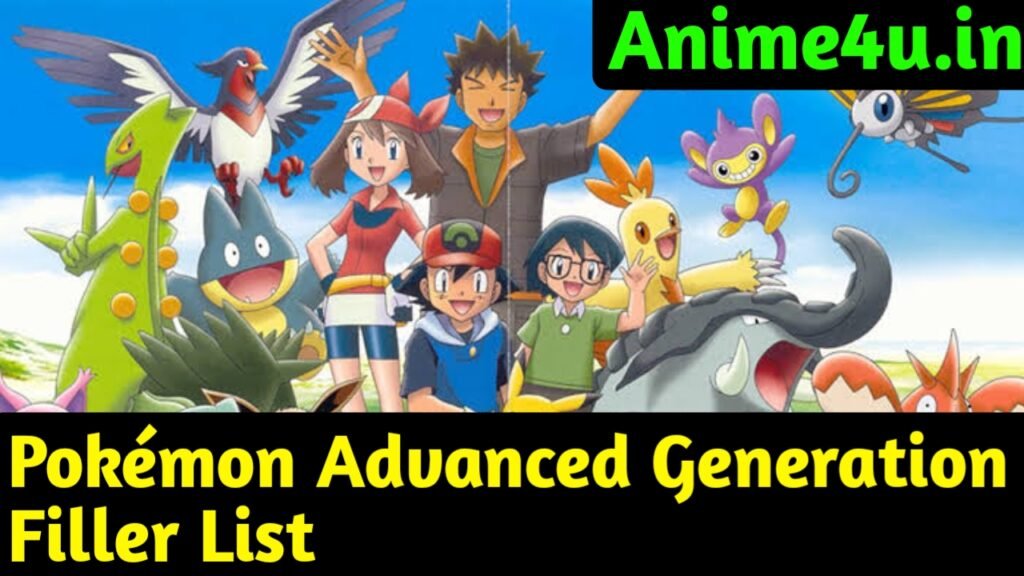 Pokémon Advanced Generation Filler List