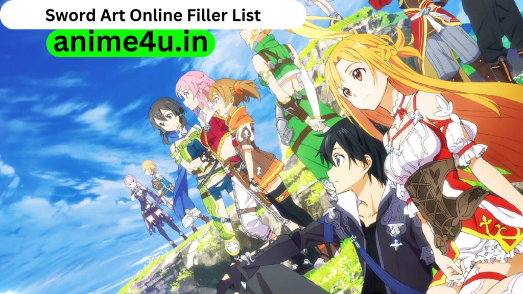 Sword Art Online Filler List