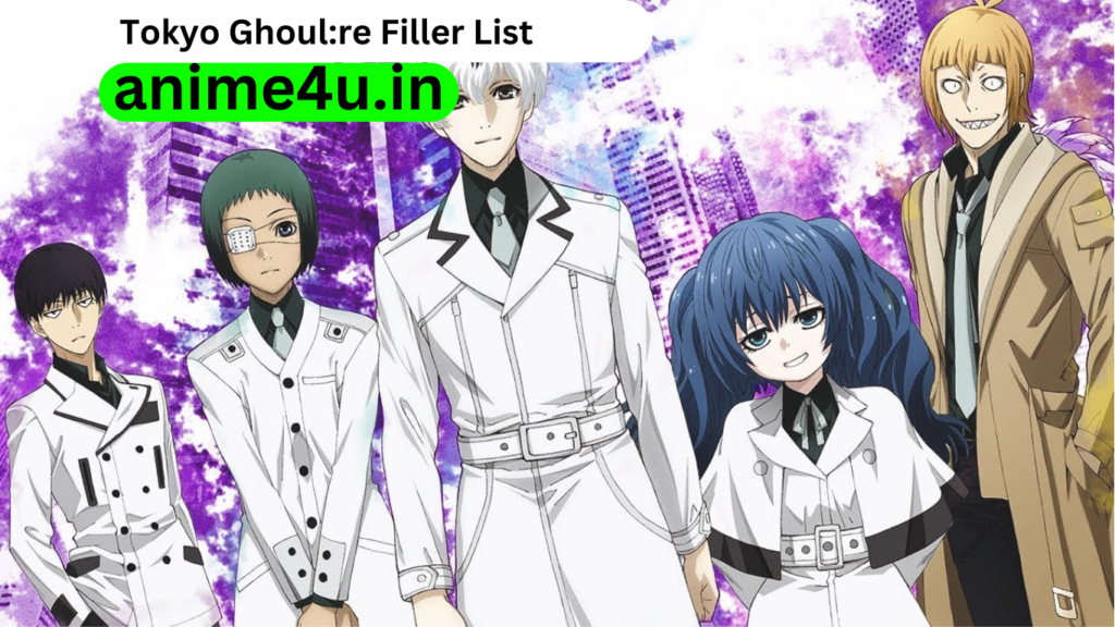 Tokyo Ghoul:re Filler List